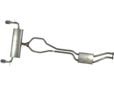 BA1Z-5230-B Ford Muffler Assembly - Centre And Rear Product Photo 3 of 3