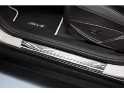 BM5Z-5413260-A Ford Plate - Door Scuff, Front, Stainless Steel Product Photo 1 of 2