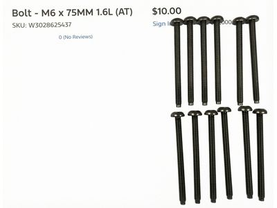 -W302863 Ford Bolt Product Photo 3 of 4