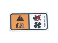 Ford XW4Z-8653-BA Warning Label Ford XW4Z-8653-BA Warning Label