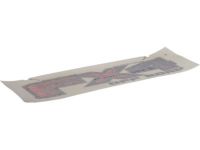 Ford FL3Z-9925622-BA Decal, Red/Silver, Rear Ford FL3Z-9925622-BA Decal, Red/Silver, Rear