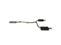 Lincoln MKS Muffler - 8A5Z-5230-A Muffler & Pipe, Front