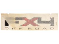 Ford 9L3Z-9925622-AA Decal, Red/Silver, Rear Ford 9L3Z-9925622-AA Decal, Red/Silver, Rear