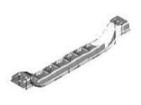 Ford CK4Z-6A023-A Trans Crossmember, Center Ford CK4Z-6A023-A Trans Crossmember, Center
