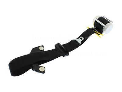 Ford BC3Z-25611B64-AA Lap & Shoulder Belt, Charcoal/Steel Gray, Rear Center