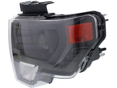 Ford DL3Z-13008-FB Headlamp Assembly, Black, Front Driver Side
