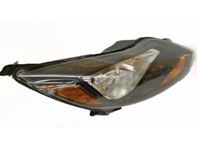 Ford BM5Z-13008-H Headlamp Assembly, Black, Front Passenger Side