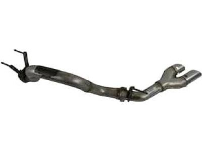 Ford DC3Z-5230-B Muffler And Pipe Assembly - Rear, Front