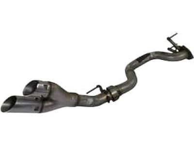 Ford DC3Z-5230-B Muffler And Pipe Assembly - Rear, Front