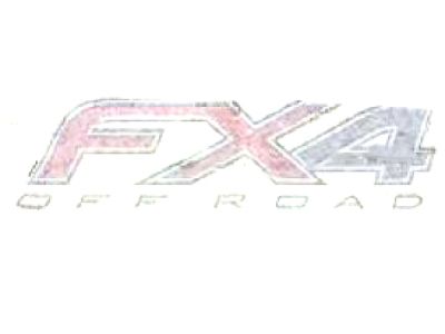 Ford CC3Z-9925622-AA Decal, Red/Silver, Rear