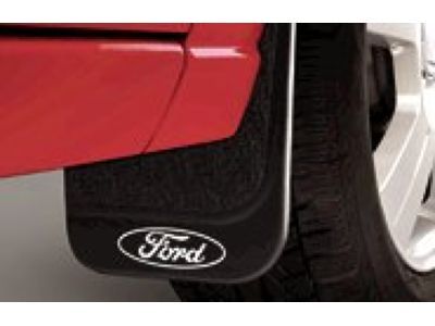 Ford F6AZ-16A550-AA Mud Guard, Black, Rear
