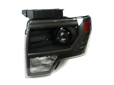 Ford DL3Z-13008-CB Headlamp Assembly, Black, Front Driver Side