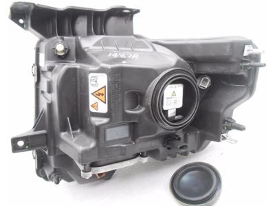 Ford DL3Z-13008-CB Headlamp Assembly, Black, Front Driver Side
