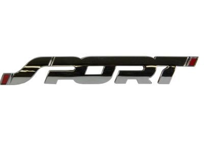 Ford DB5Z-9942528-D Nameplate, Rear