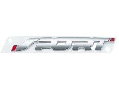 Ford DB5Z-9942528-D Nameplate, Rear