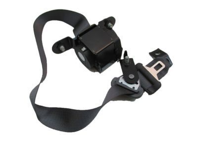 Ford 9W7Z-54611B68-AC Lap & Shoulder Belt, Black/Charcoal, Rear Passenger Side