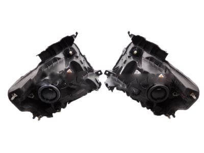 Ford DL3Z-13008-BB Headlamp Assembly, Black, Front Passenger Side