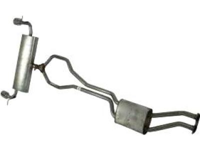 Ford BA1Z-5230-B Muffler Assembly - Centre And Rear