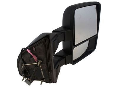 Ford 9C3Z-17682-BA Mirror, Black, Outer Passenger Side