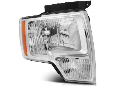 Ford DL3Z-13008-EC Headlamp Assembly, Black, Front Driver Side
