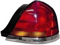 Ford 3W7Z-13404-CA Tail Lamp Assembly, Amber/Red, Rear Passenger Side