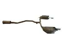 Ford Crown Victoria Muffler - 6W7Z-5230-BC Muffler, Front Driver Side