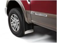 Ford CL3Z-16A550-Q Kit - Mudflap, Front, Stainless Steel
