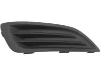 Ford D2BZ-15266-AA End Cover, Black, Front Passenger Side