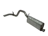Ford BC3Z-5230-B Muffler And Pipe Assembly - Rear, Front