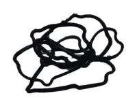 Ford 4C2Z-6710-AA Oil Pan Gasket, Lower