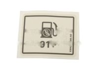 Ford XW4Z-9A095-AB Fuel Label