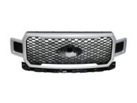 Ford JL3Z-17D957-AB Upper Molding, Black, Front