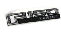 Ford FL3Z-16720-E Nameplate, Black/Red, Front Passenger Side