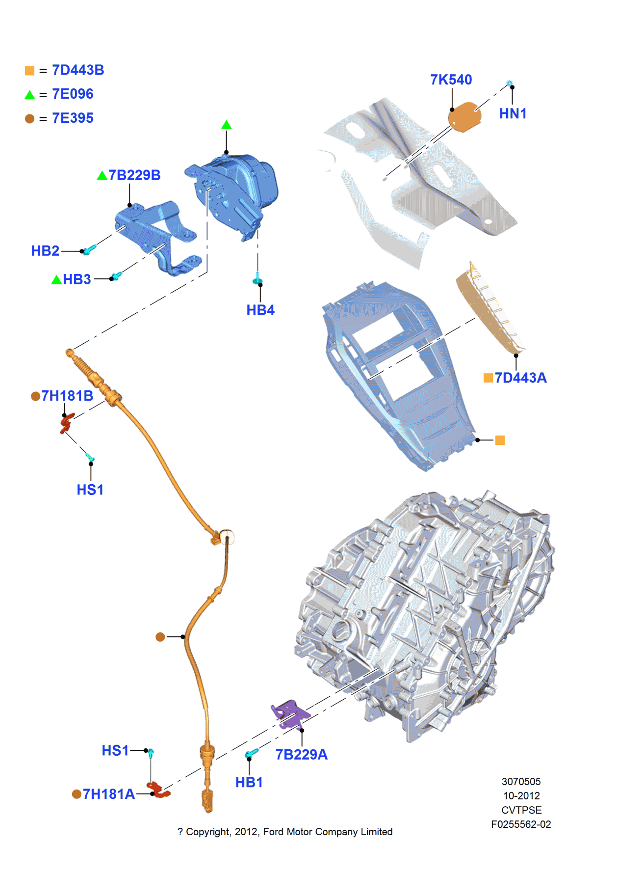 Ford EP5Z-7E453-A Module - Transfer Shift Control