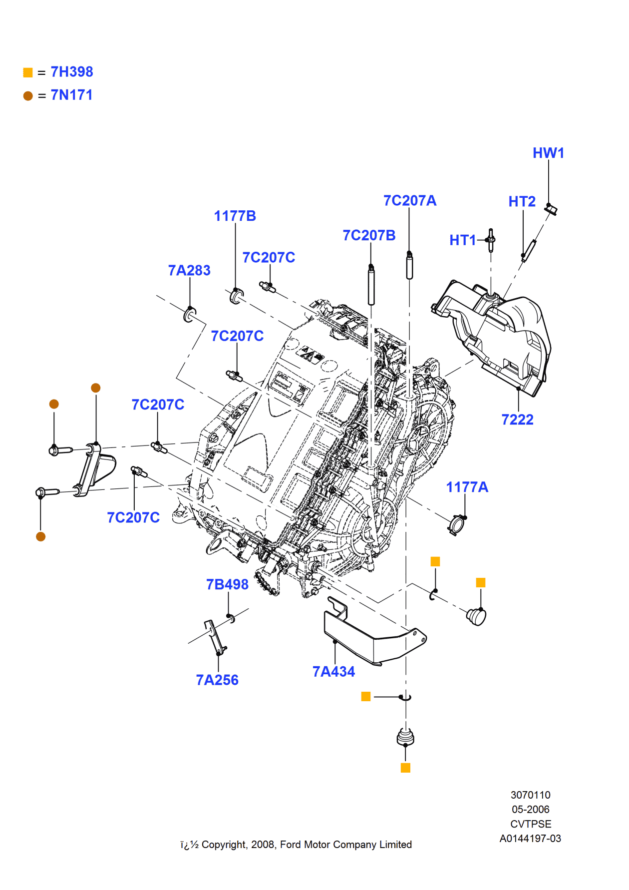 Ford 6M6Z-7N171-AA Plug