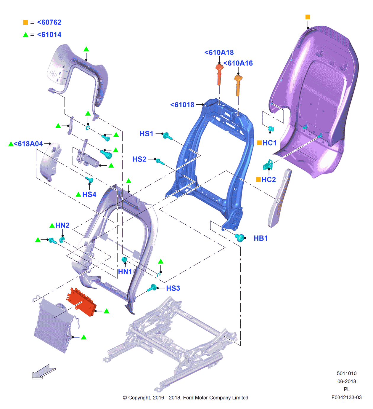 Ford GD9Z-9960328-AA Bracket, Driver Side
