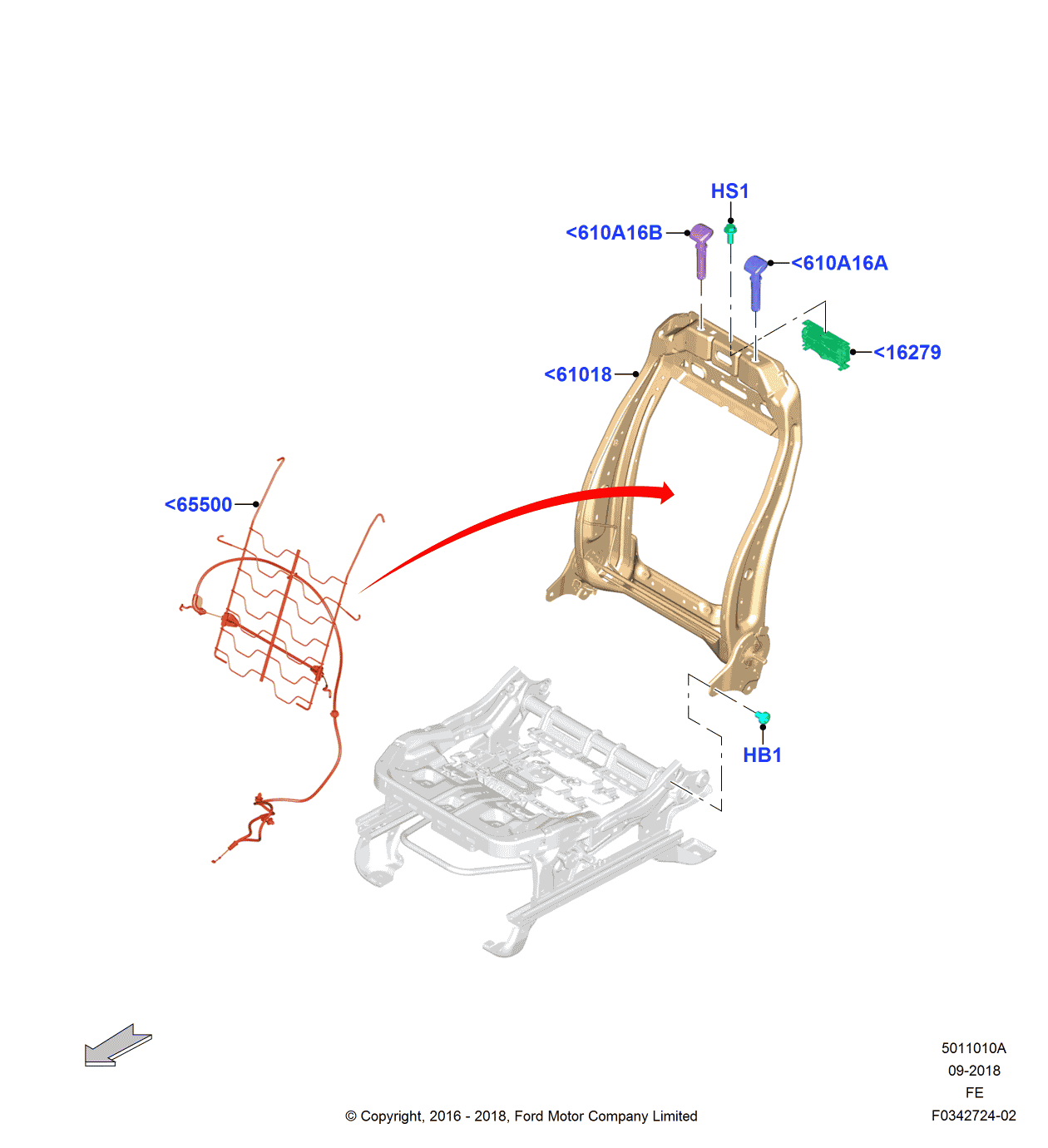 Ford -W507021-S437 Screw