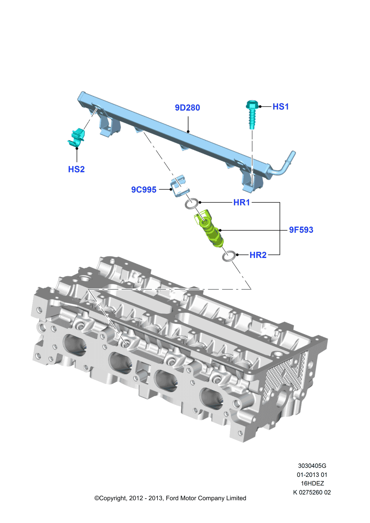 Ford -W704043-S900 Screw