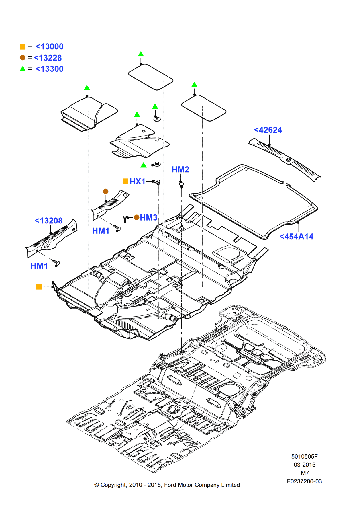 Ford BL8Z-7813000-AC Carpet - Floor