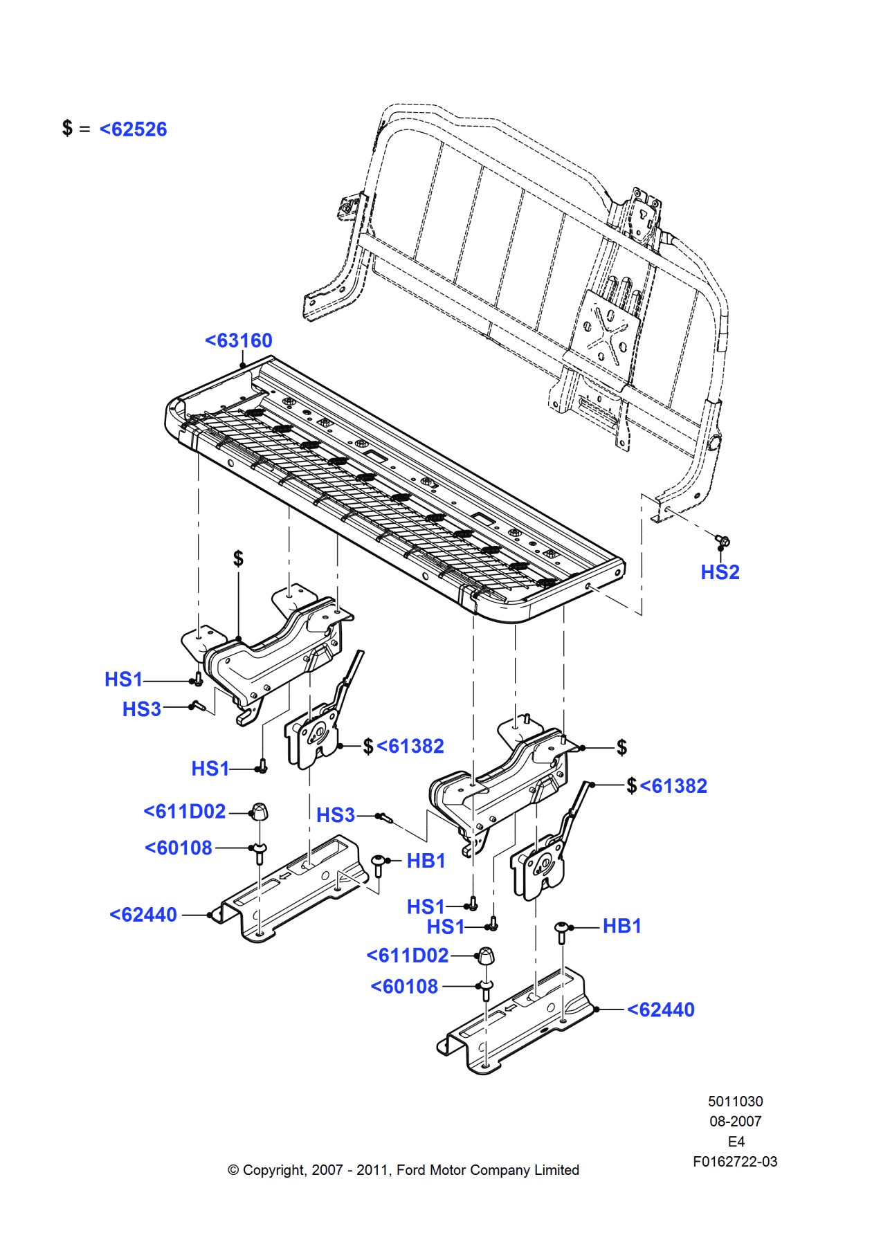 Ford -W714413-S424 Bolt