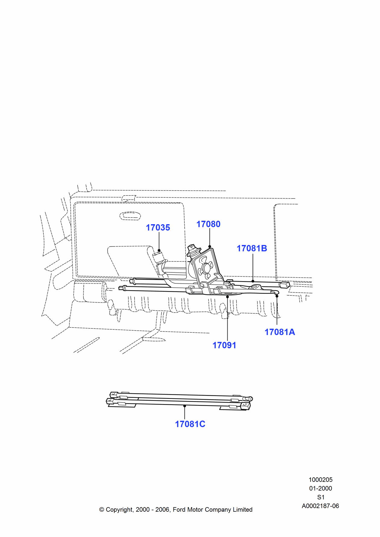 Ford XL2Z-17081-BA Lever - Lifting Jack