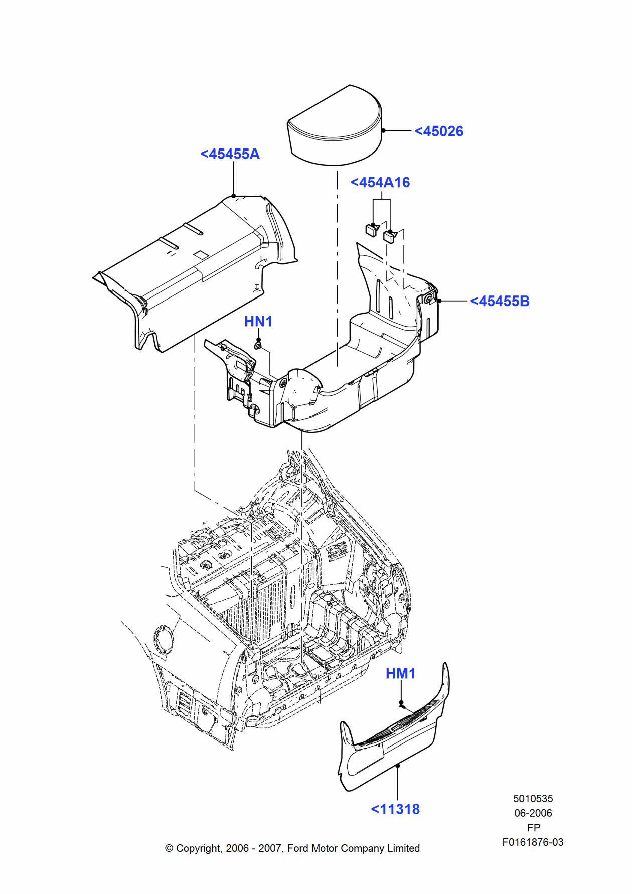 Ford AW7Z-54454A16-A Retainer