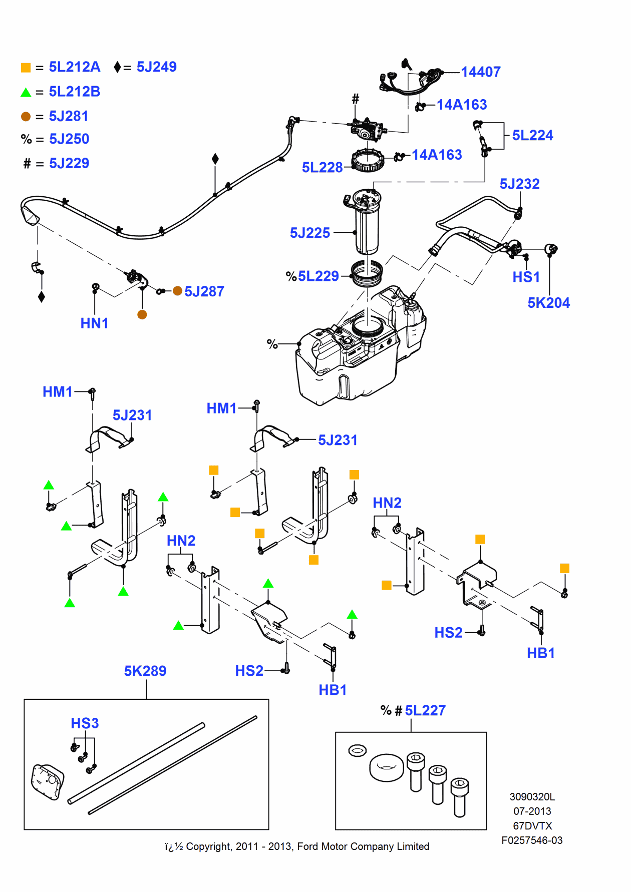 Ford BC3Z-5J249-M Tube Assembly