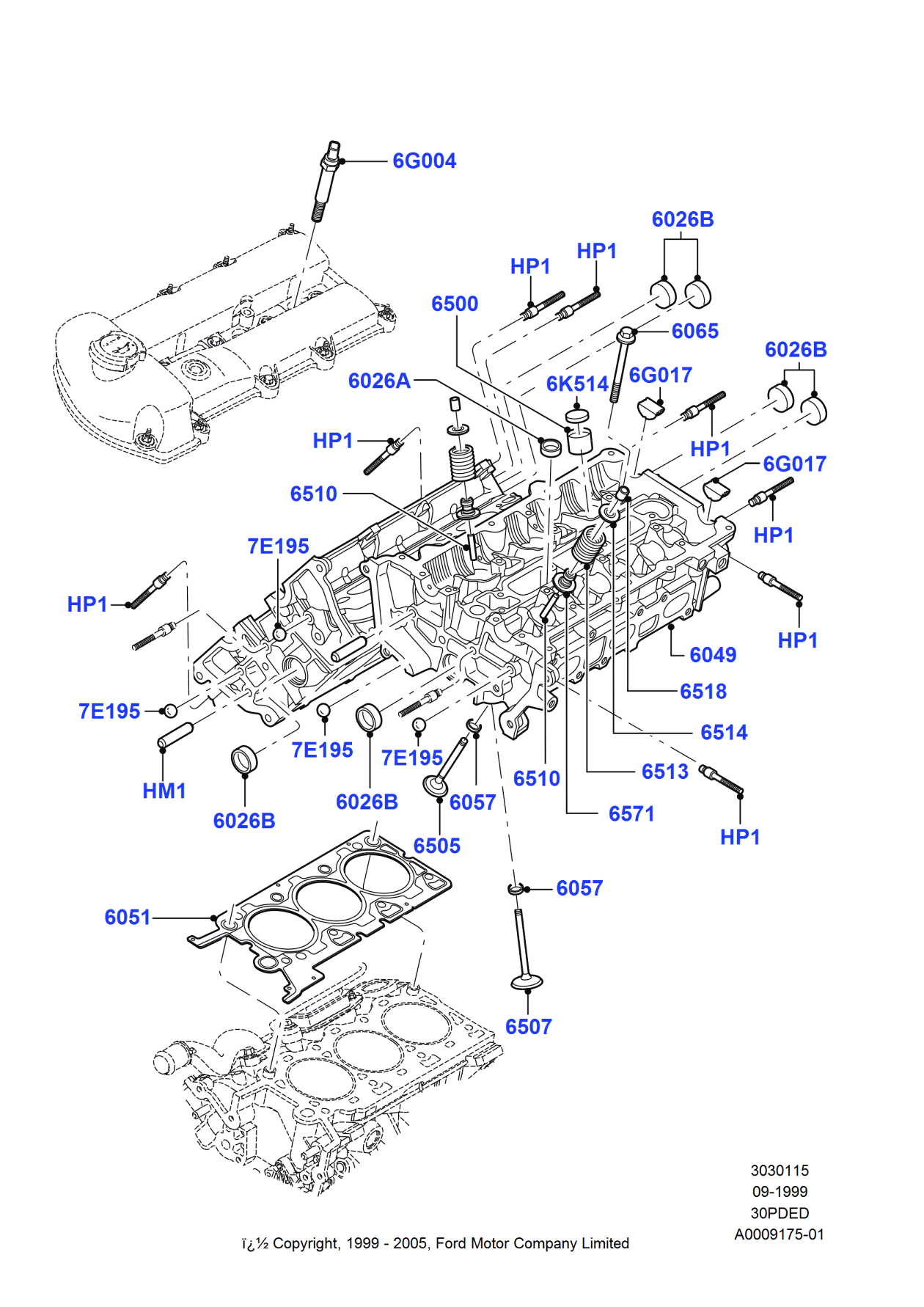 Ford XW4Z-6026-FA Plug - Engine