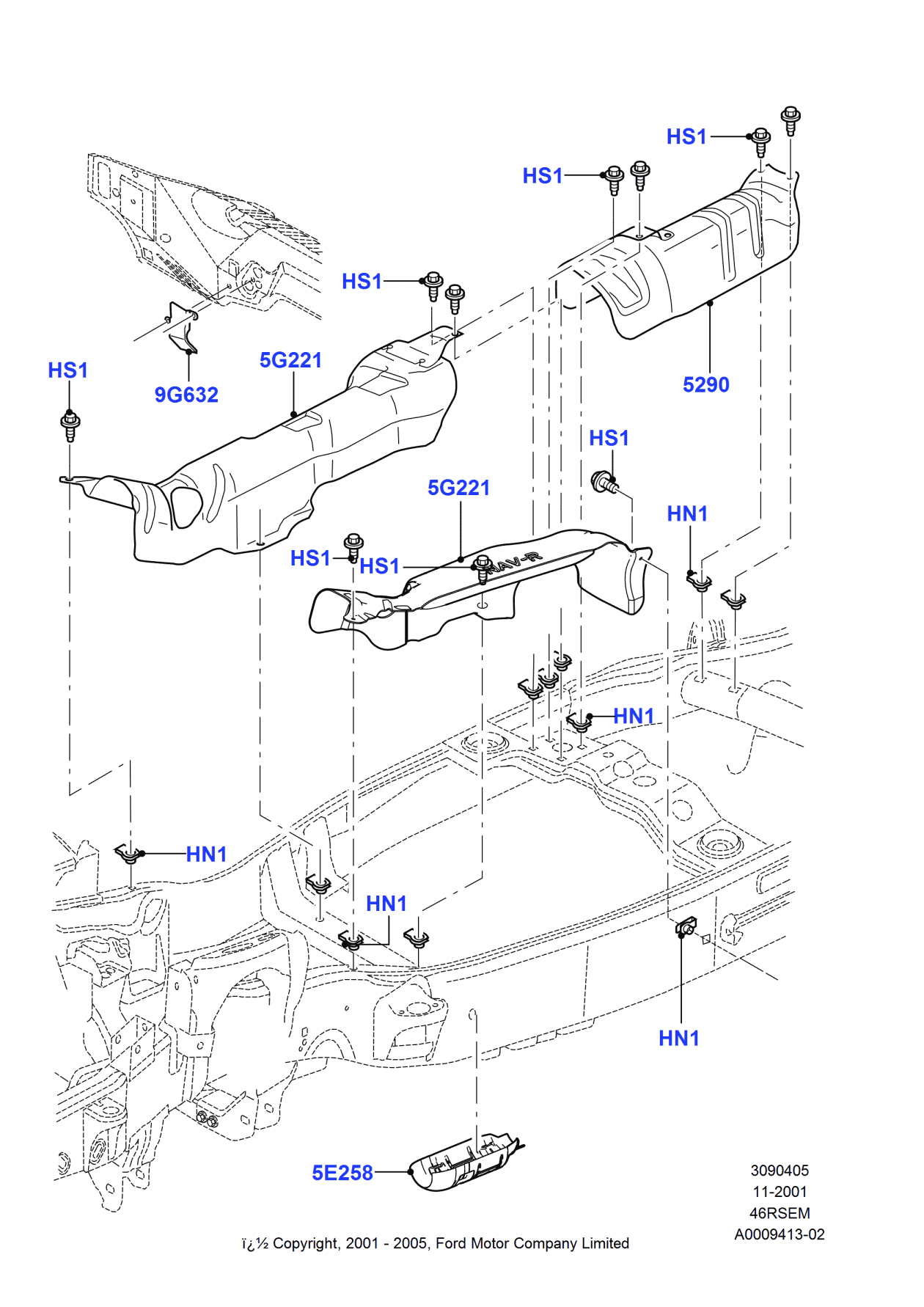 Ford 3L1Z-5290-AA Shield