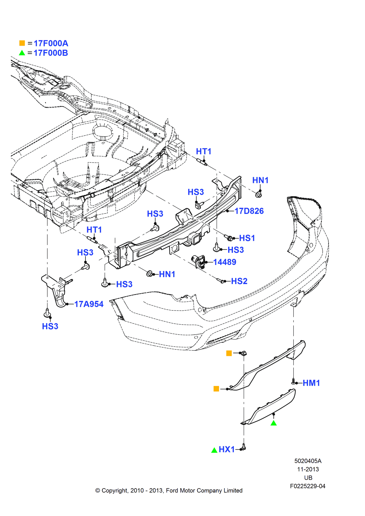 Ford -W502512-S900 Screw