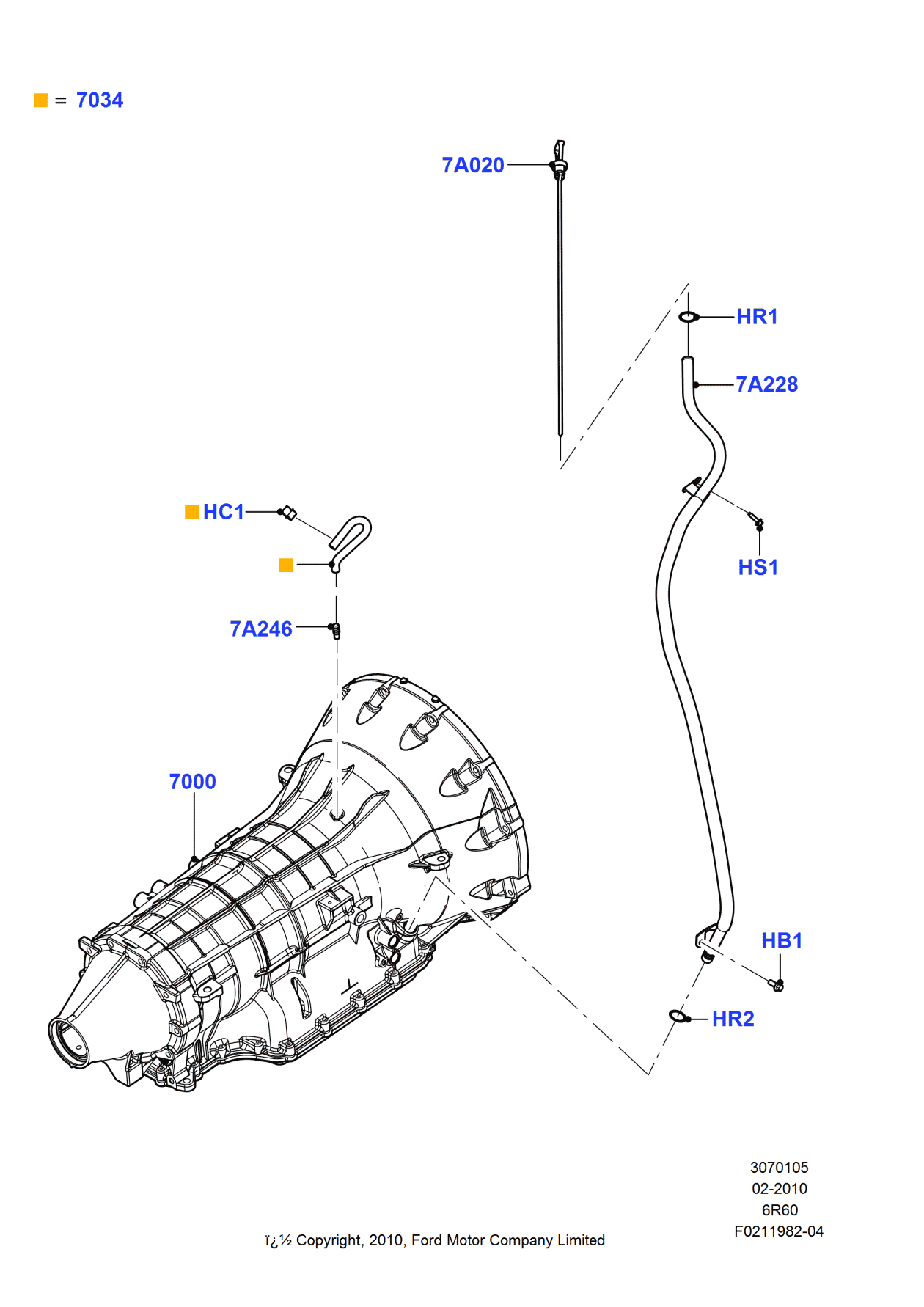 Ford CC3Z-7000-DRM Automatic Transmission Assembly