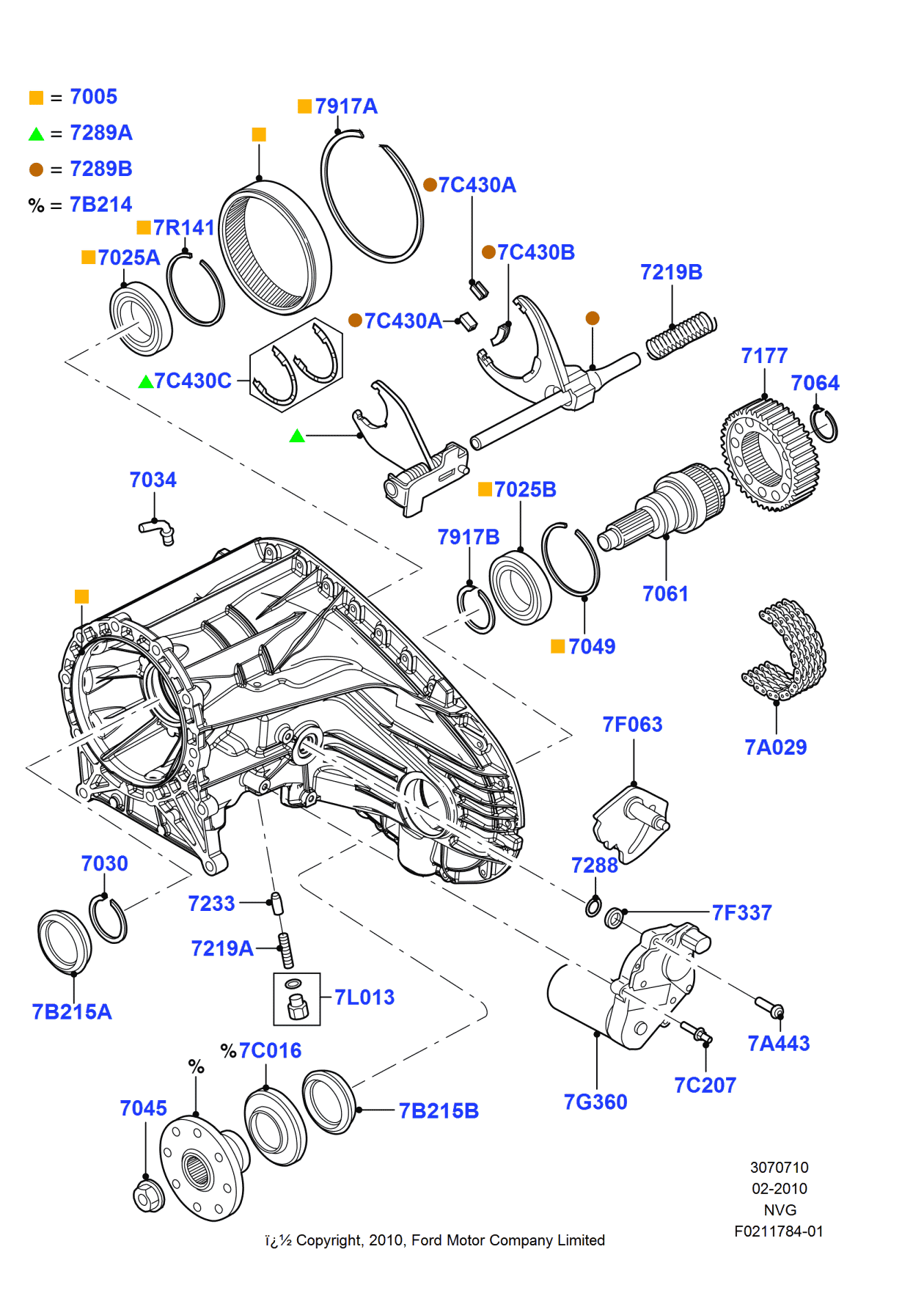 Ford F81Z-7233-AA Plunger - Gear Change Shaft Lock