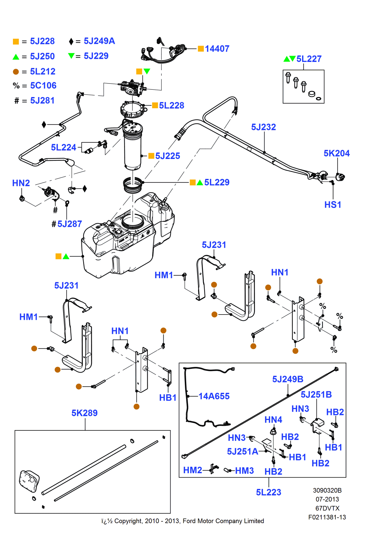 Ford BC3Z-5J249-G Tube Assembly