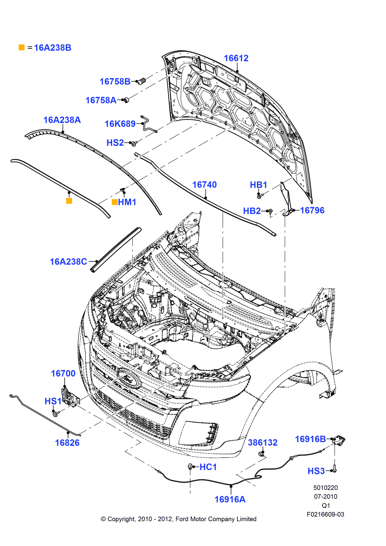 Ford -W505145-S424 Screw